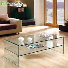 Modern Design Clear Glass Center Table