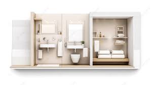 Luxurious Bathroom In Small House 3d