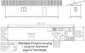 Affordable Housing Container Home Plans