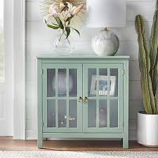 Country Style Glass Door Storage