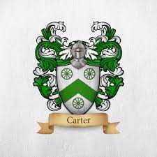 Carter English Origin Family Crest