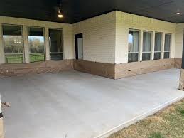 Stained Concrete Patios Before After