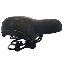 Wide Bike Seat Vented With Reflector