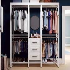 Adjustable Closet System With 9 Shelves