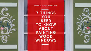 Painting Wood Windows