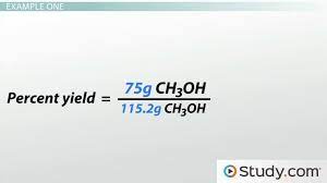 Percent Yield Formula How To