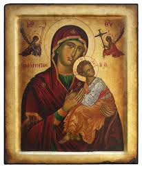 Virgin Mary And Child Byzantine Icon