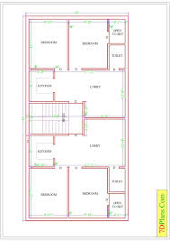 House Plan Of Plot Size 26 X52 Feet