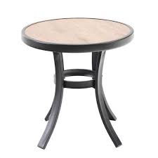 Patio Round Side Table Outdoor Small
