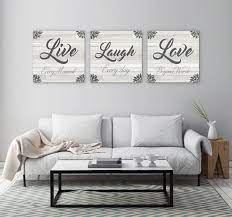 Live Laugh Love Sign Home Decor Wall