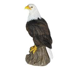 Exhart Bald Eagle On A Log 7 In X 15