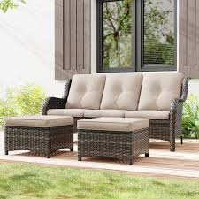 Joyside Wicker Outdoor Patio Sofa