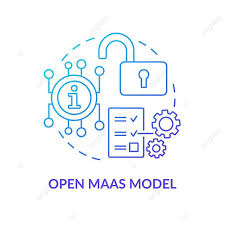 Open Maas Model Blue Gradient Concept