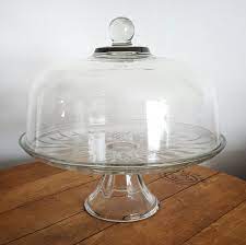 Vintage Cake Stand With Dome Cover