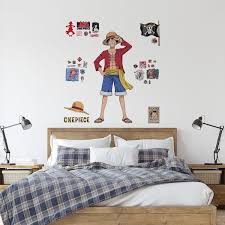 One Piece Luffy Giant L And Stick Wall Decals