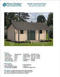 16 X 24 Guest House Storage Shed