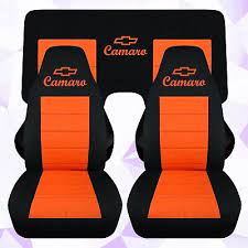 Orange Seat Covers Coupe