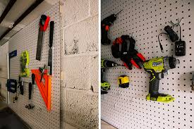 Attach Pegboard To A Cinder Block