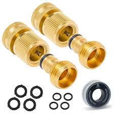Morvat Brass Quick Connect Garden Hose Fittings For Accessories 2 Pack