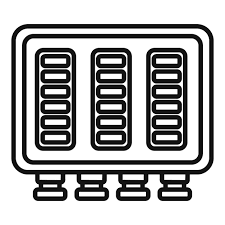 Wall Breaker Icon Outline Vector Safety