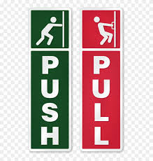 Push Pull Stickers For Glass Doors
