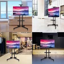 Metal Free Standing Tv Floor Stand With