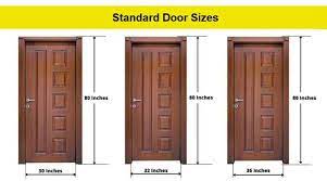 Width Height Standard Door Frame Size