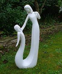 80cm Modern Marble Resin Garden Statue