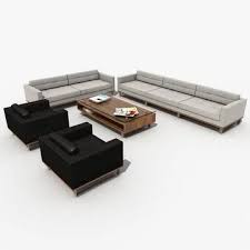 Sofa Furniture Set 3d Model