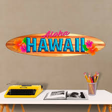 Wall Sticker Aloha Hawaii Muraldecal Com