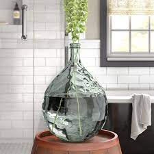 Handmade Glass Floor Vase Glass Floor