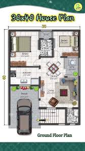 30 40 House Plan With Car Parking 30