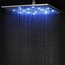 Multi Color Led Rain Shower Head