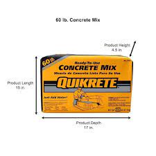 Quikrete 60 Lb Concrete Mix 110160