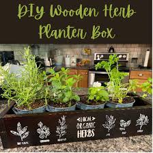Wood Herb Planter Box A Diy Scrap Wood