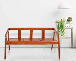 Wood Three Seater Sit Out Bench With