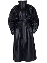 Kylie Jenner Leather Trench Coat Khy