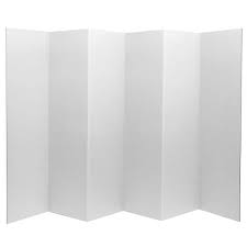 6 Ft Tall White Temporary Cardboard