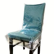 Waterproof Plastic Dining Chair Covers
