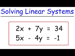 Solve Linear Systems Using Substitution