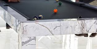 Luxury Pool Table In Marble And Stone