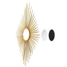 Sunburst Metal Gold Wall Mirror