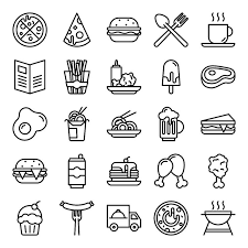 Fast Food Icons Pack 533847 Royalty