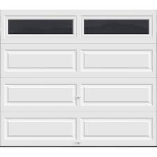 R Value White Garage Door With Windows