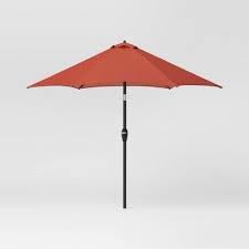 9 X9 Market Patio Umbrella Sienna