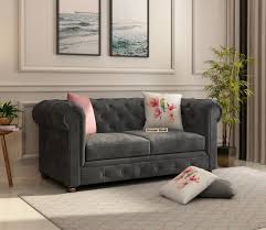 Buy Henry 2 Seater Sofa Velvet