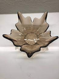 Vintage Viking Glass Textured Lotus