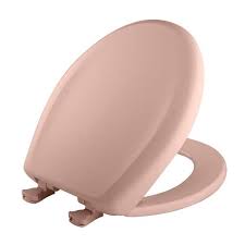 Plastic Toilet Seat In Venetian Pink