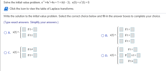 Solved Solve The Initial Value Problem