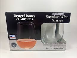 Garden Stemless Wine Glasses 20 5 Oz